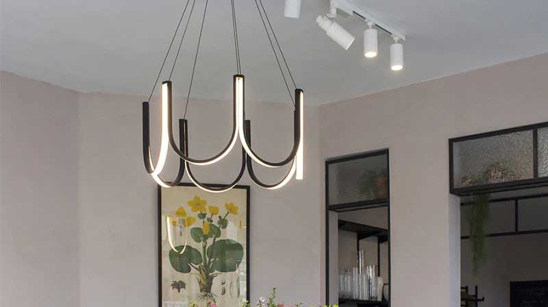 LED臥室床頭線條藝術(shù)設(shè)計(jì)師吊燈