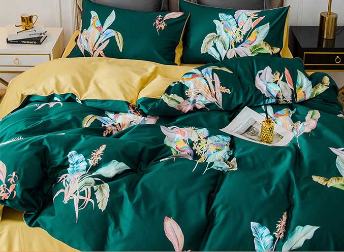 新疆長絨棉60支數(shù)碼印花四件套