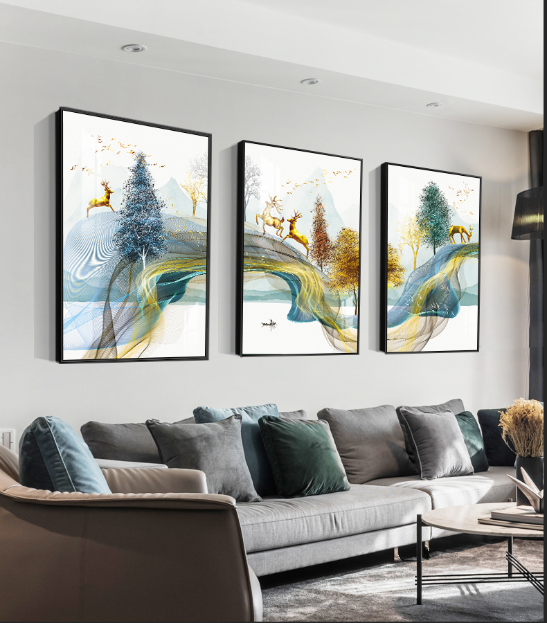 輕奢客廳裝飾畫