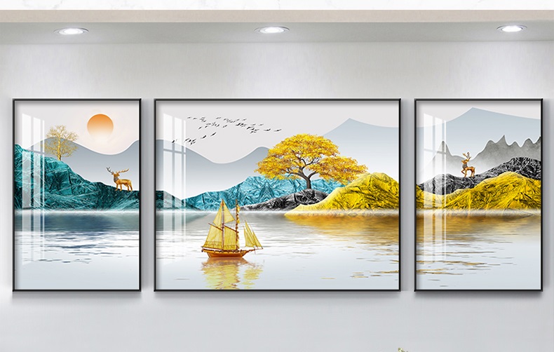 輕奢客廳裝飾畫