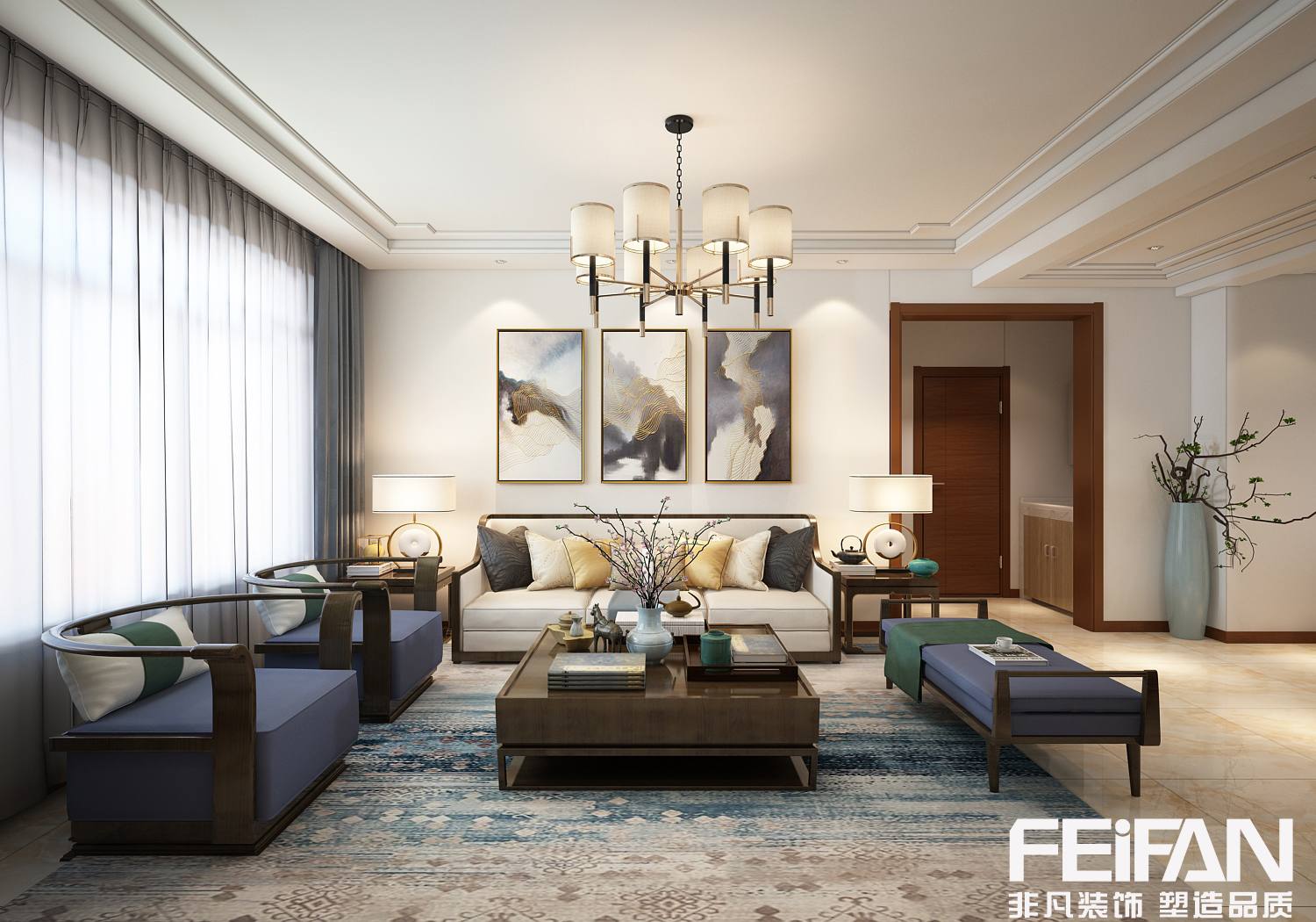 銀河太陽城復(fù)式裝修效果圖