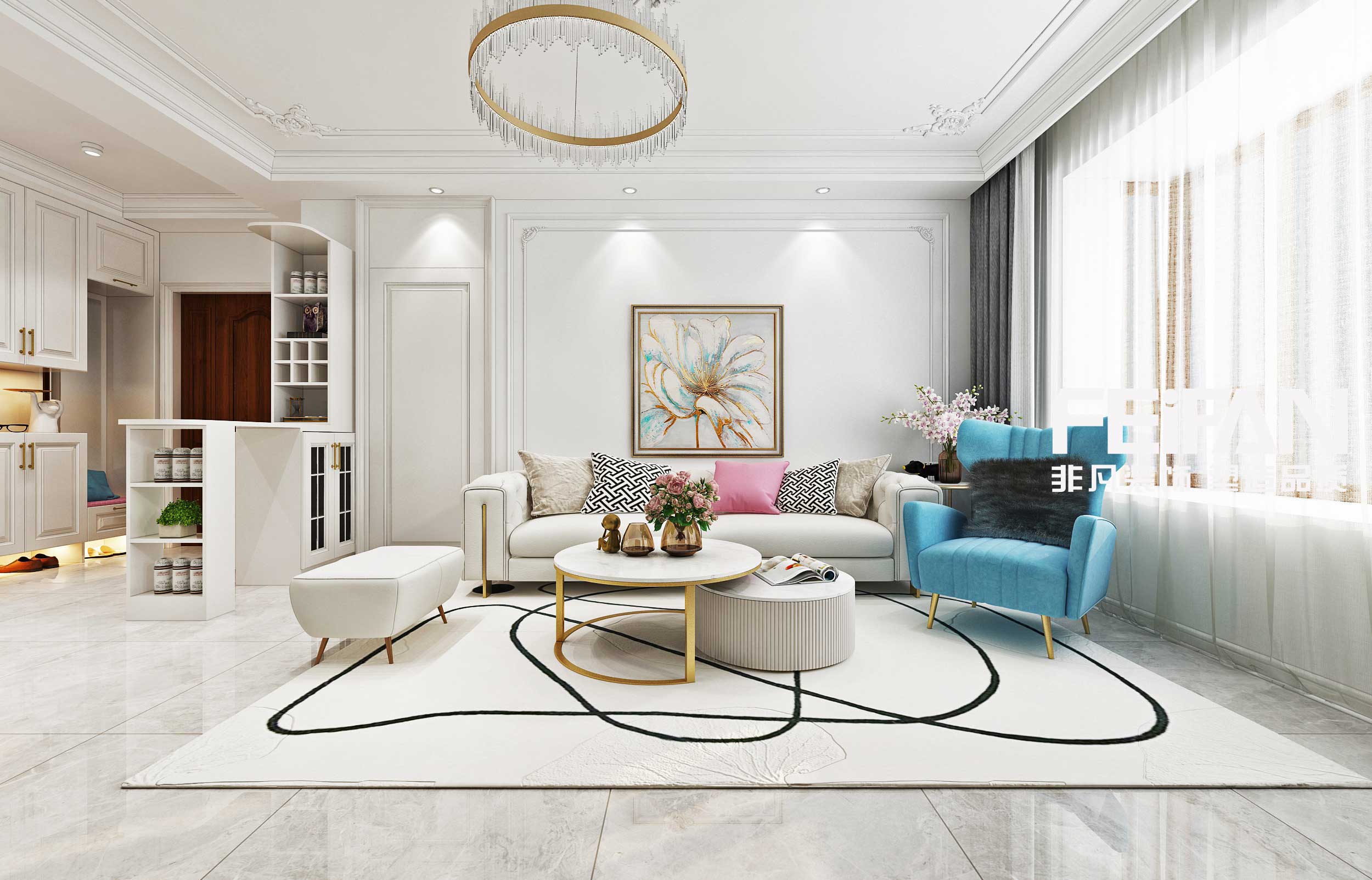 陽光學(xué)府裝修效果圖