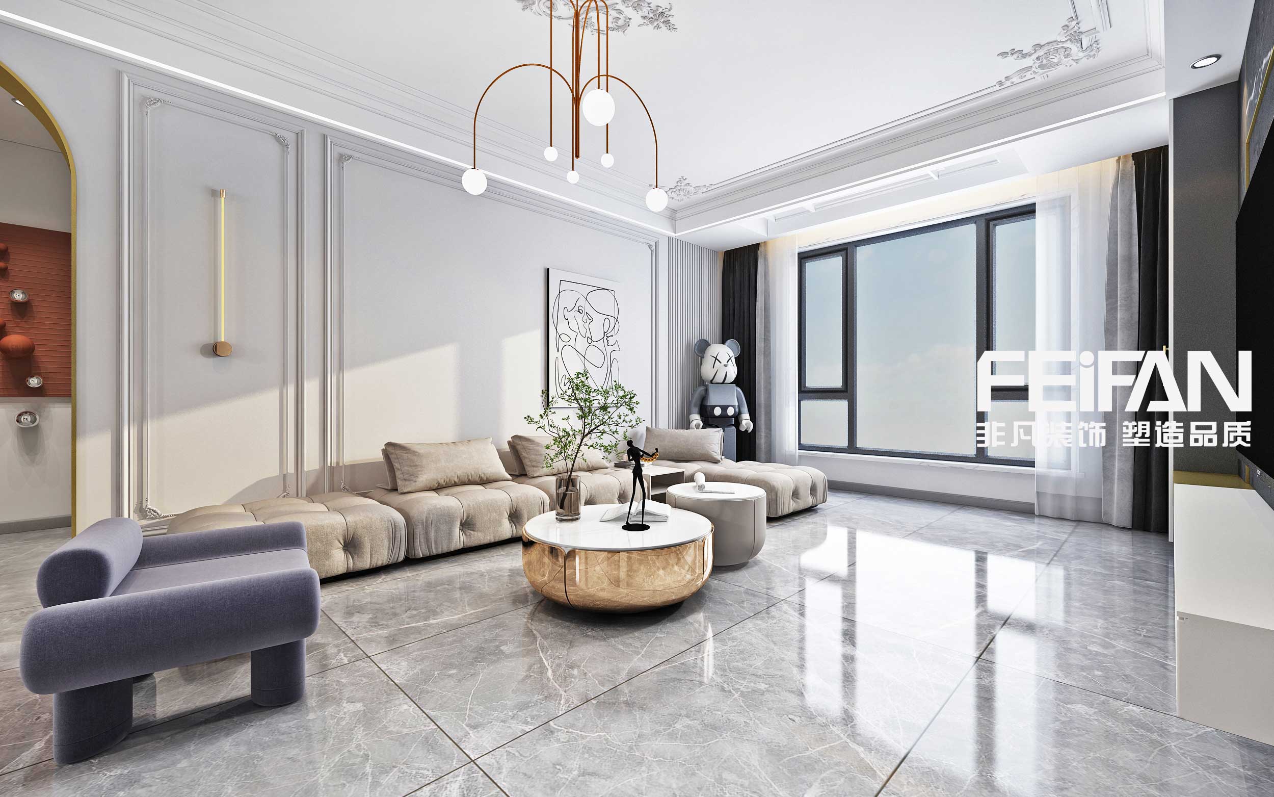 銀河太陽城裝修效果圖