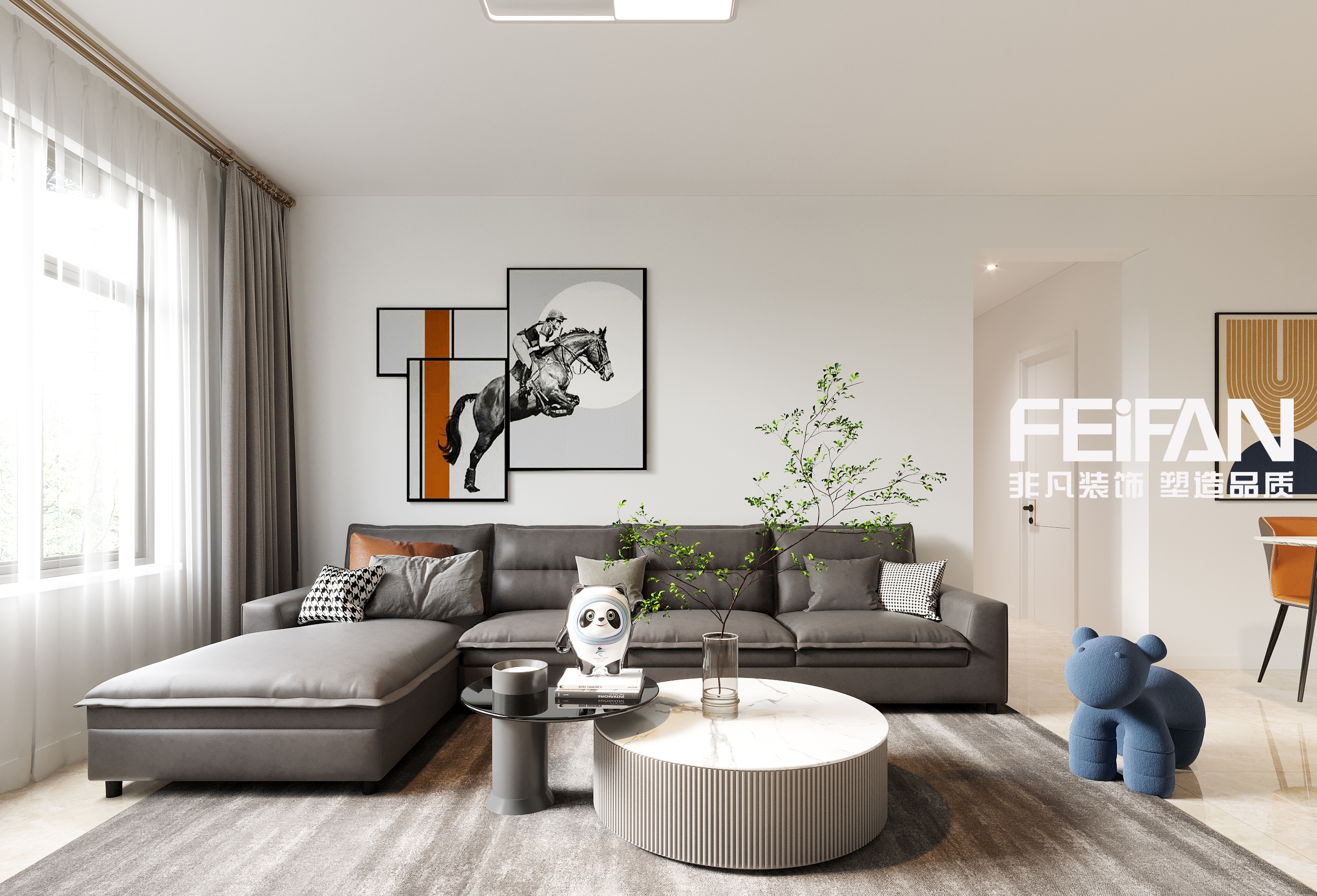 大慶明湖公館裝修效果圖