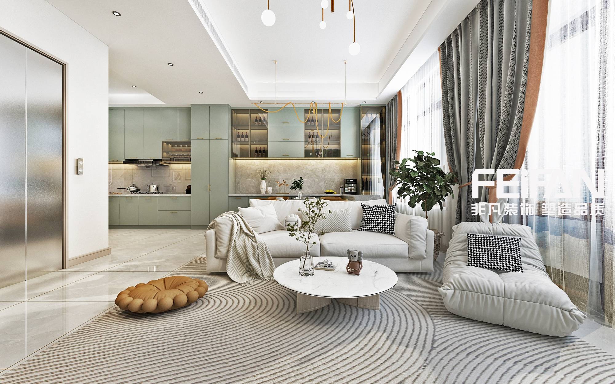 玖璽首府裝修效果圖