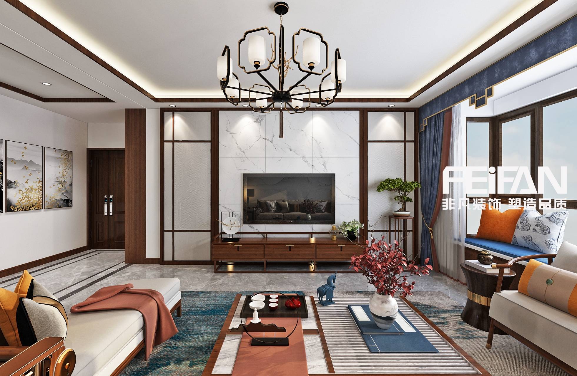 華溪御景裝修效果圖