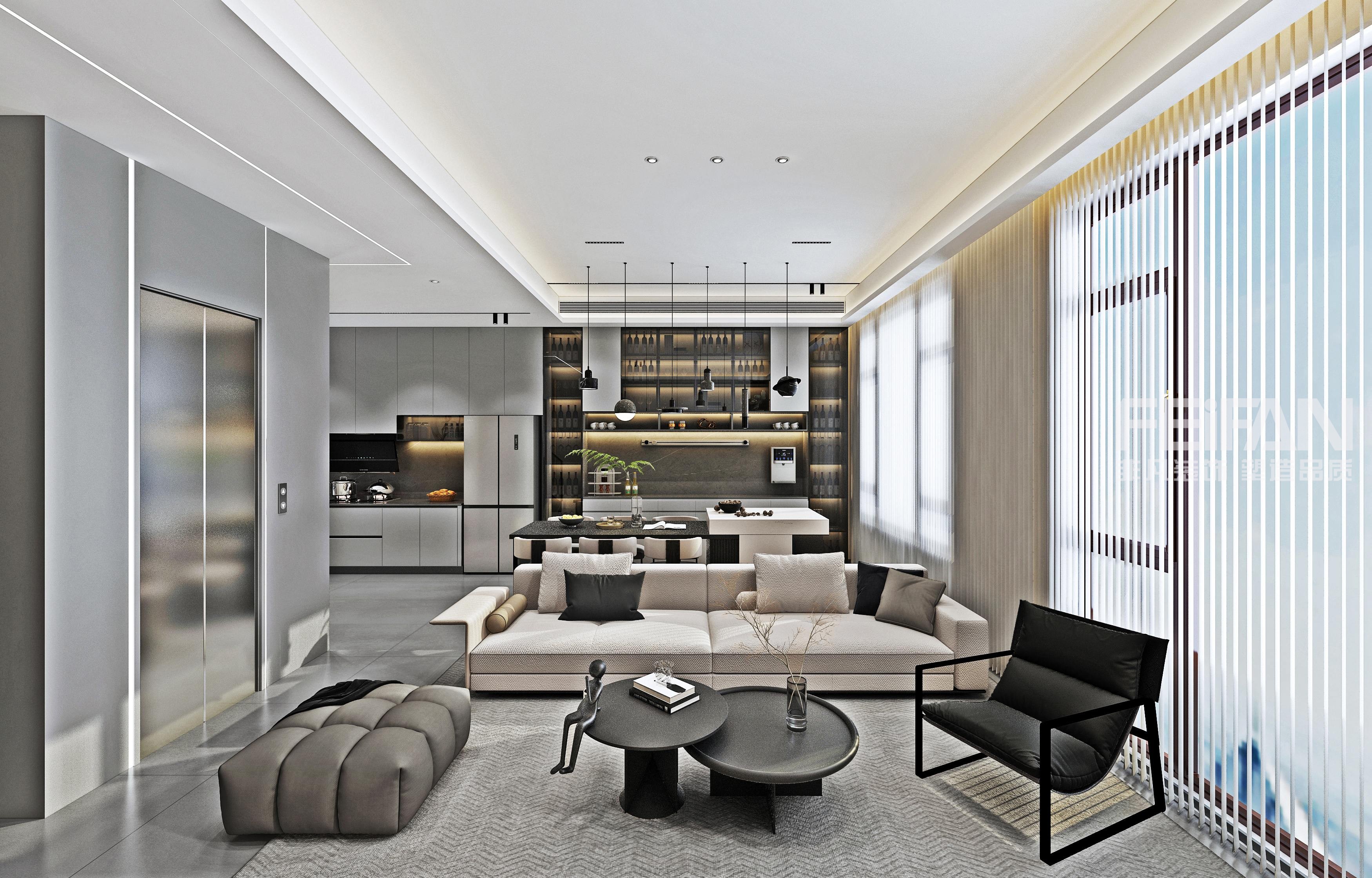 大慶玖璽首府裝修案例