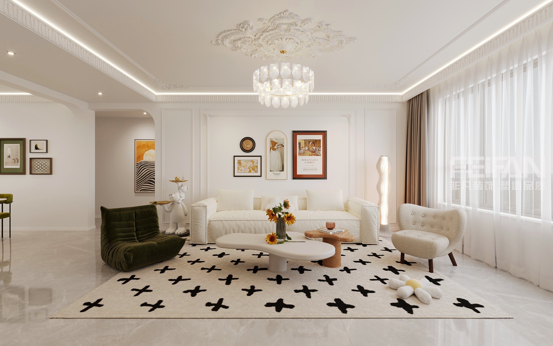 大慶北湖院子裝修案例