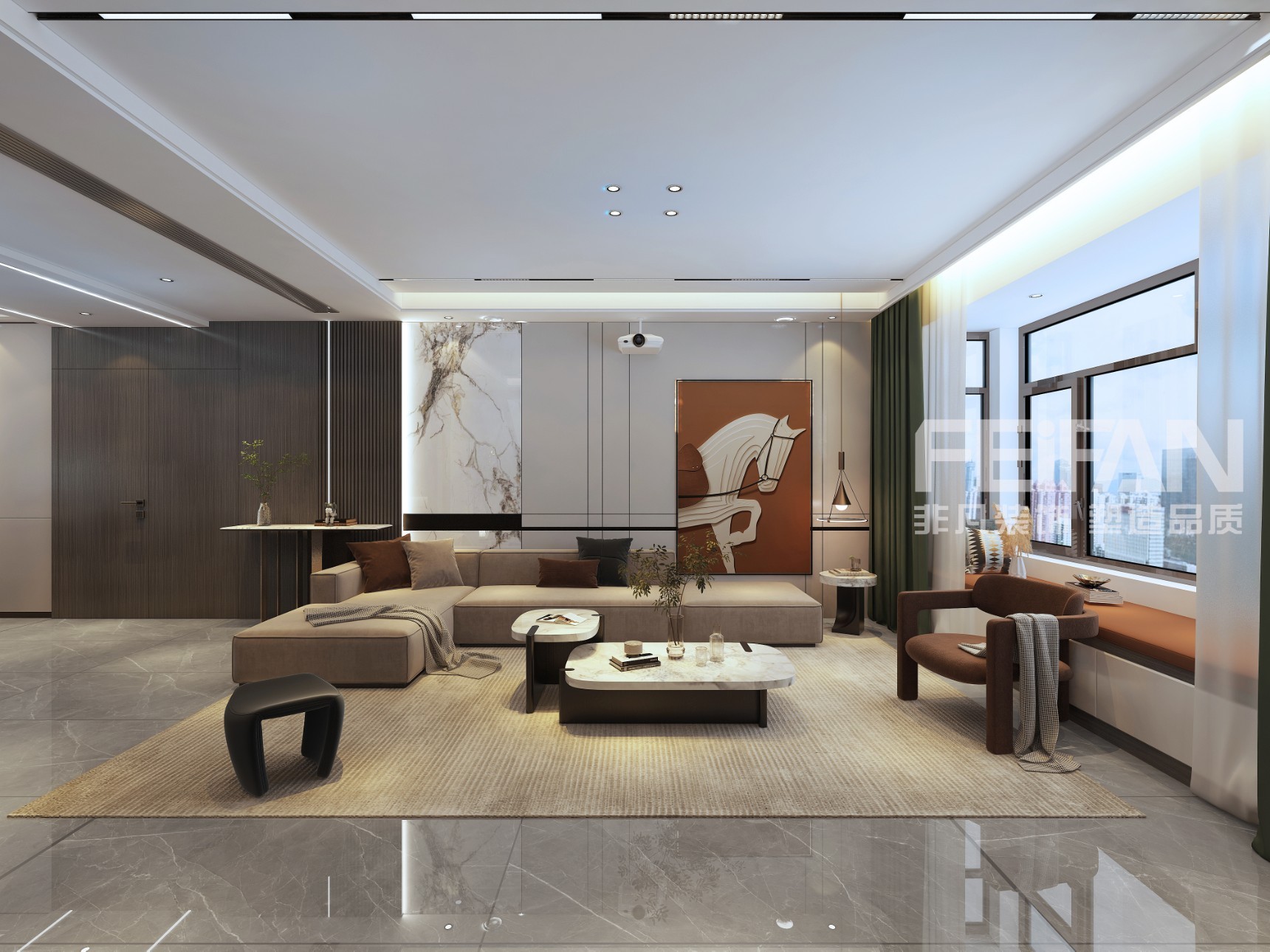 大慶華溪御景裝修效果圖